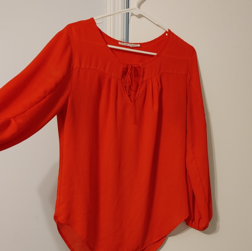 Orange Blouse